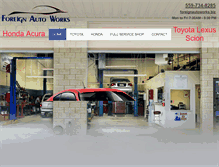 Tablet Screenshot of foreignautoworks.biz